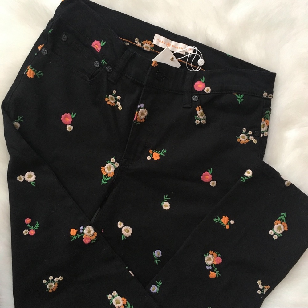 Tory Burch Brindle Skinny Capri Jean, Size 25 - Picture 6 of 8